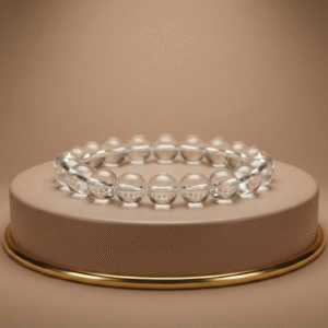 Clear Quartz <br/>Amplifies energy, boosts clarity, enhances focus; handcrafted using premium natural stone.