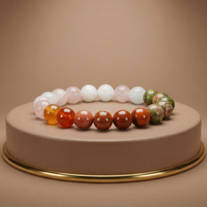 Fertility<br/>Supports harmony, cycle balance, nurturing energy; lovingly designed from genuine natural stone.