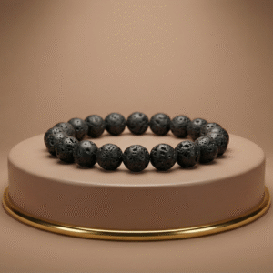 Lava Rock <br/>Enhances grounding, absorbs oils, strengthens energy; naturally formed from raw natural stone.