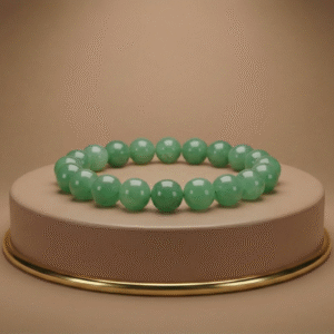 <span style="color: #353535;">Green Aventurine </span><br/>Known as the stone of luck and opportunity, it attracts prosperity, supports emotional balance, and encourages growth; crafted from genuine natural Green Aventurine stone.