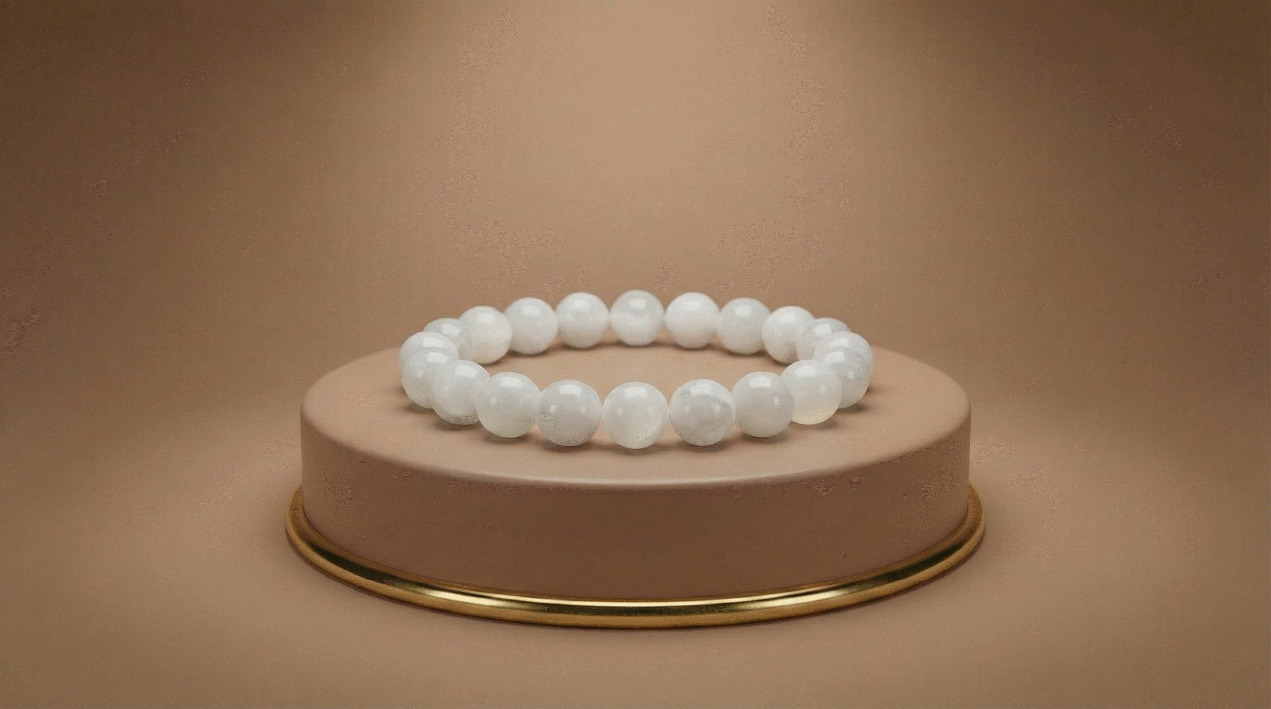 <span style="color: #353535;">Moonstone</span><br/>Boosts intuition, emotional balance, and inner calm; crafted from genuine natural Moonstone.