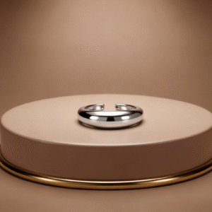 <span style="color:#353535;">Sterling Silver Minimalist </span><br/>Elegant minimalist ring crafted from 925 sterling silver with luxurious sleek stacking dome design for timeless everyday style