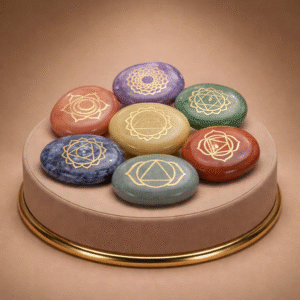 <span style="color:#353535;">7 Chakra Reiki Healing Stone Set</span><br/>designed to promote balance, positive energy, healing, and spiritual well-being. Perfect for meditation, Reiki, and chakra alignment.